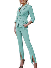 Women's fashionable temperament lapel suit - 808Lush