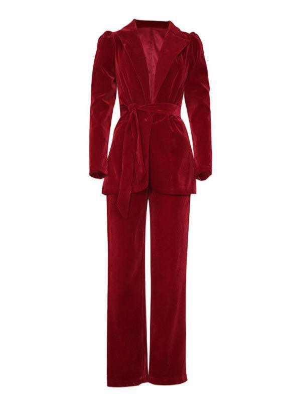 Women's fashionable temperament lapel suit - 808Lush