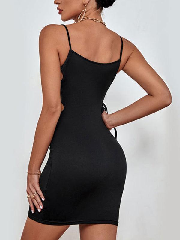 Pure Desire Sexy Sling Dress Black Mini Dress - 808Lush