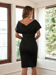 Temperament Off-The-Shoulder High-Waist Sexy Dress - 808Lush