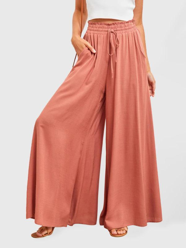 Casual wide-leg explosive style loose casual fashion trousers - 808Lush