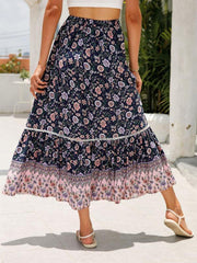 Maxi Cotton Bohemian Beach Resort Skirt - 808Lush