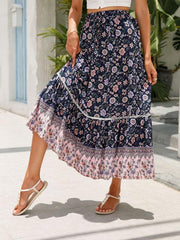 Maxi Cotton Bohemian Beach Resort Skirt - 808Lush