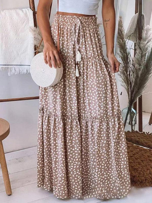 Women's Resort Storm Dot Print Skirt - 808Lush