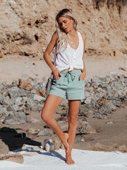 loose wide leg shorts for women - 808Lush