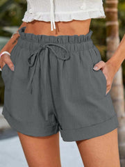 Women's woven casual all-match shorts - 808Lush