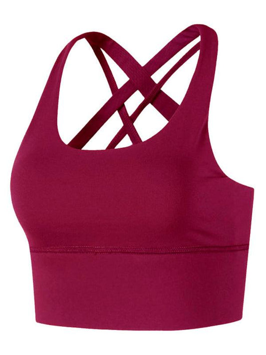 sports women's shockproof running fitness vest quick-drying bra - 808Lush