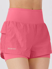 loose casual breathable fitness yoga quick-drying culottes sports shorts - 808Lush