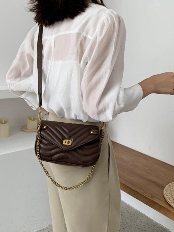 shoulder bag high sense chain messenger bag small bag - 808Lush