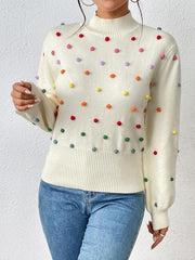 Women's Color Beaded Women's Knitwear Women's Fashion Sweater - 808Lush