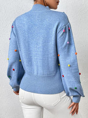 Women's Color Beaded Women's Knitwear Women's Fashion Sweater - 808Lush