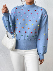 Women's Color Beaded Women's Knitwear Women's Fashion Sweater - 808Lush