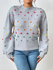 Women's Color Beaded Women's Knitwear Women's Fashion Sweater - 808Lush