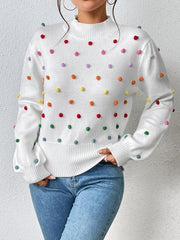 Women's Color Beaded Women's Knitwear Women's Fashion Sweater - 808Lush