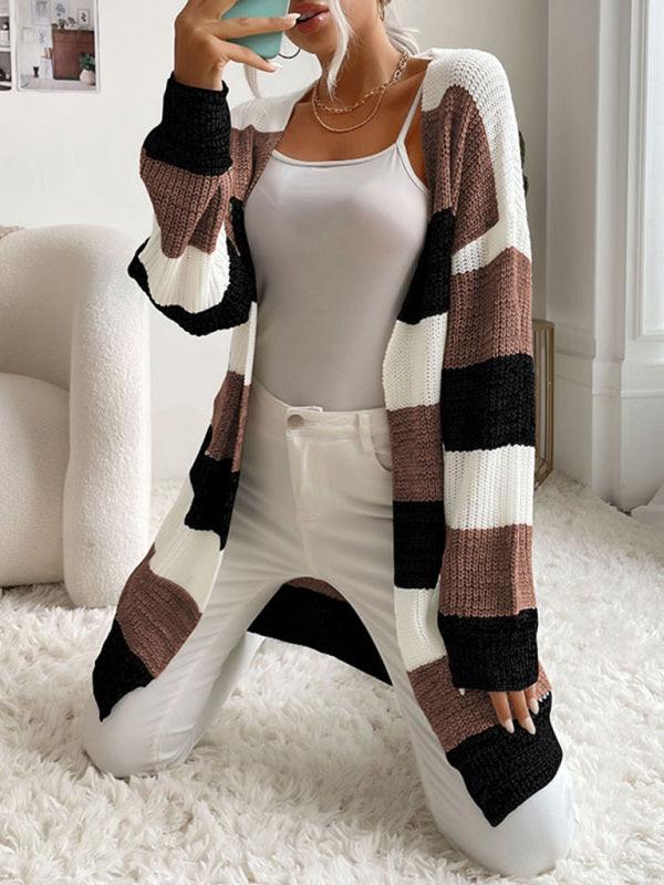 Women's Long Buttonless Sweater