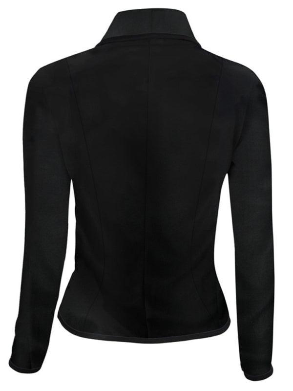 Women's Solid Color Casual Versatile Slim Small Blazer - 808Lush