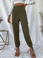 women's trousers solid color casual pants - 808Lush