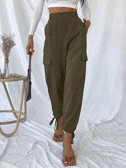 women's trousers solid color casual pants - 808Lush