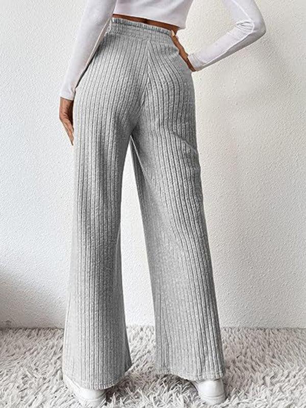 women's casual loose knitted trousers Pants - 808Lush