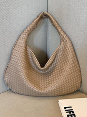 French high-end woven bag, versatile shoulder armpit bag, niche texture portable commuter bag - 808Lush