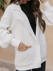 Women's long sleeve knitted cardigan