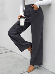 Women's Corduroy Patch Pocket Casual Pants - 808Lush