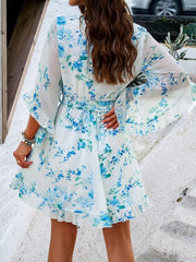 Women's elegant printed strappy dress - 808Lush