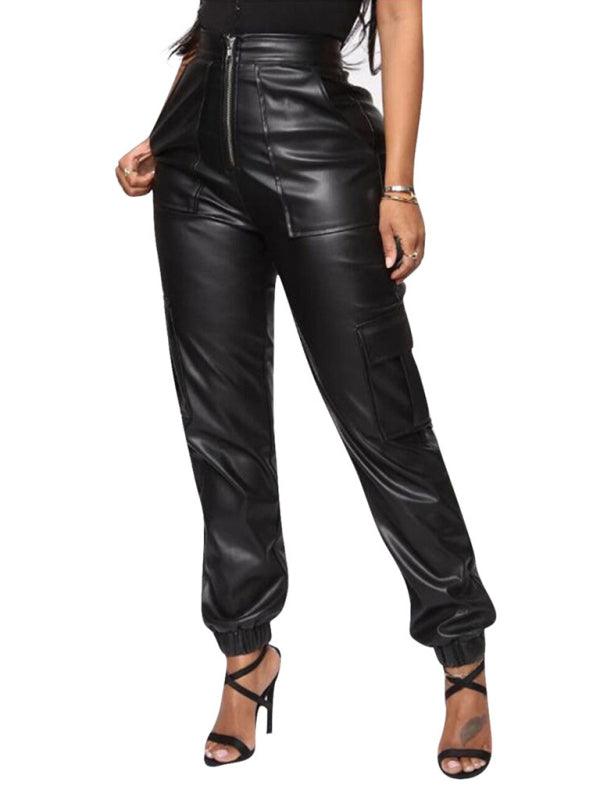 Women's Fashionable Multiple Pocket Cargo Pants - 808Lush