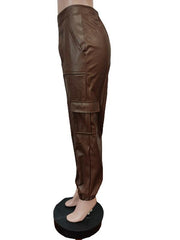 Women's Fashionable Multiple Pocket Cargo Pants - 808Lush