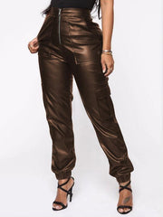 Women's Fashionable Multiple Pocket Cargo Pants - 808Lush