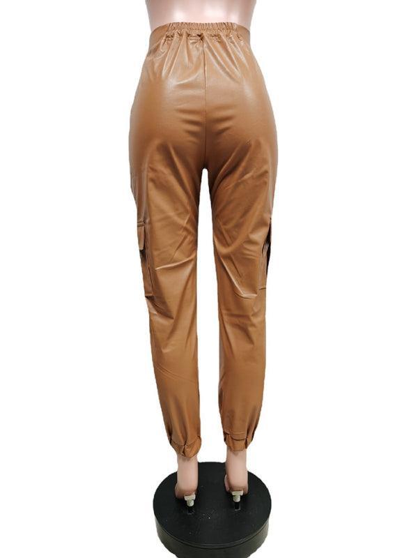 Women's Fashionable Multiple Pocket Cargo Pants - 808Lush