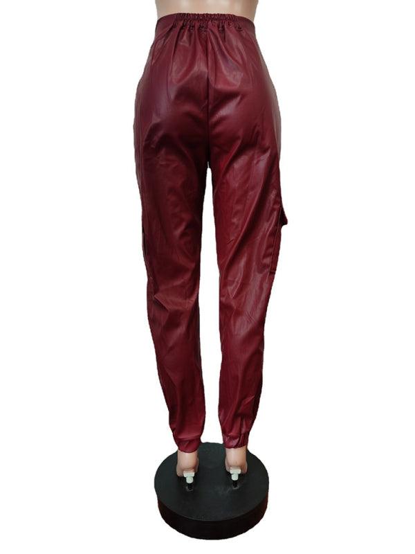 Women's Fashionable Multiple Pocket Cargo Pants - 808Lush