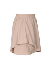 Women's high waist solid color layered fashion shorts - 808Lush