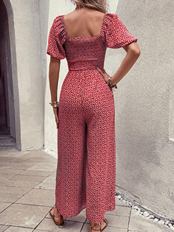 Women's Fashion Printed Jumpsuit - 808Lush