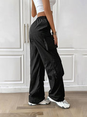 Women's multi-pocket workwear sports trousers