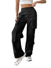 Women's multi-pocket workwear sports trousers