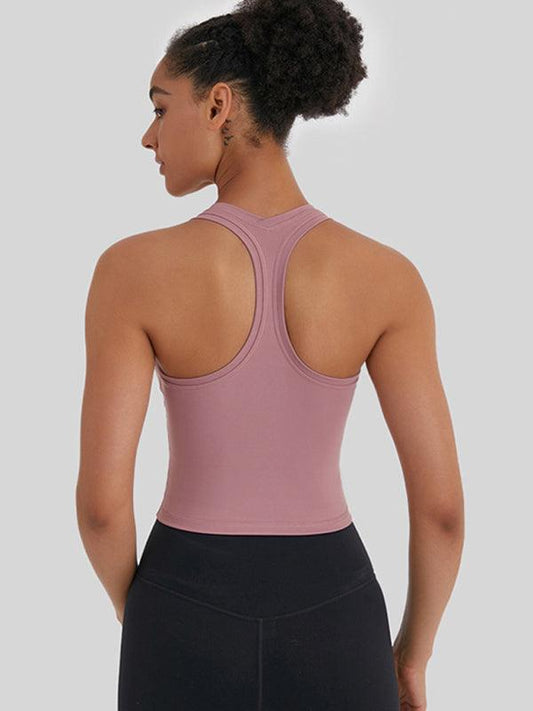 high-elastic and beautiful back sports, leisure and versatile yoga top - 808Lush