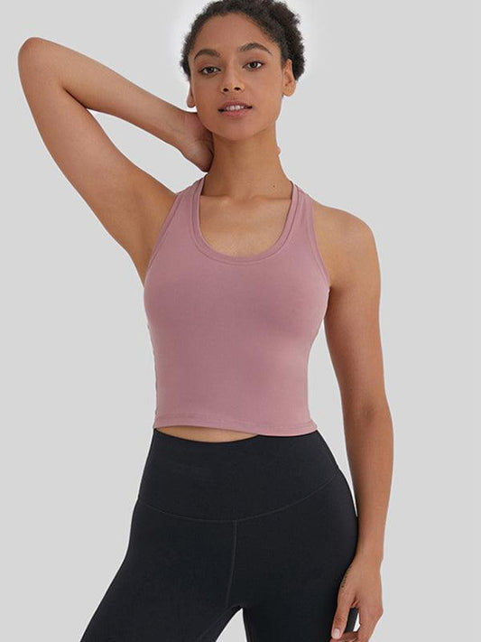 high-elastic and beautiful back sports, leisure and versatile yoga top - 808Lush