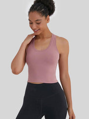 high-elastic and beautiful back sports, leisure and versatile yoga top - 808Lush