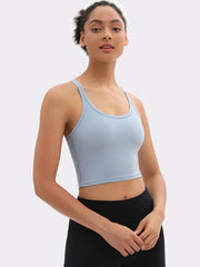 Yoga top chest pads antibacterial nude sports bra all-in-one beautiful back bra - 808Lush