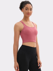 Yoga top chest pads antibacterial nude sports bra all-in-one beautiful back bra - 808Lush