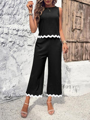 Women's casual vest trousers webbing suit - 808Lush