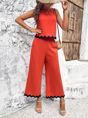 Women's casual vest trousers webbing suit - 808Lush