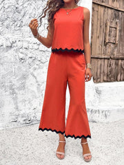 Women's casual vest trousers webbing suit - 808Lush