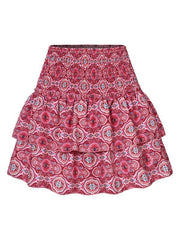 Women's Fashion Ruffled Floral Half-length Pleated Skirt - 808Lush