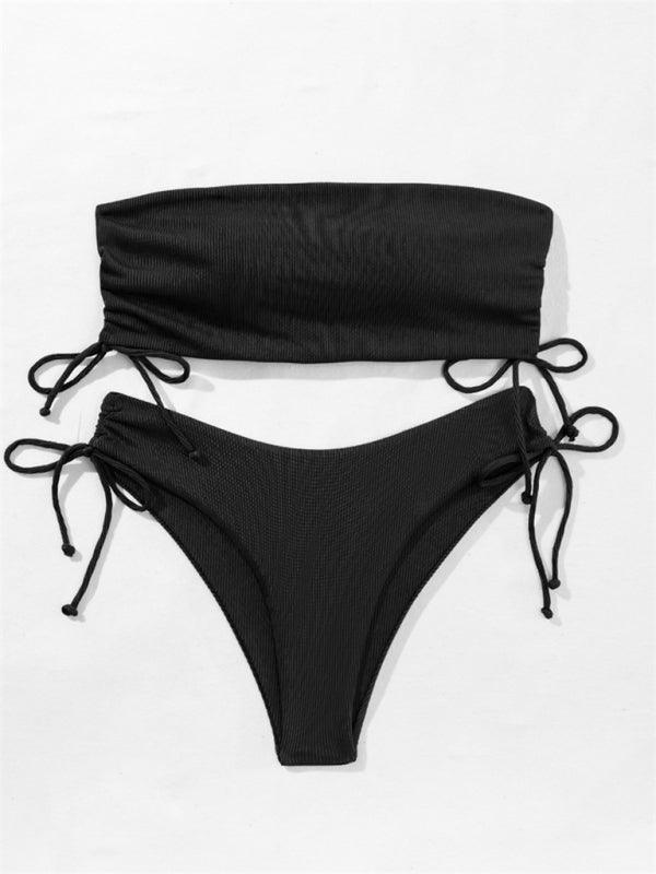 bandeau strap sexy bikini - 808Lush