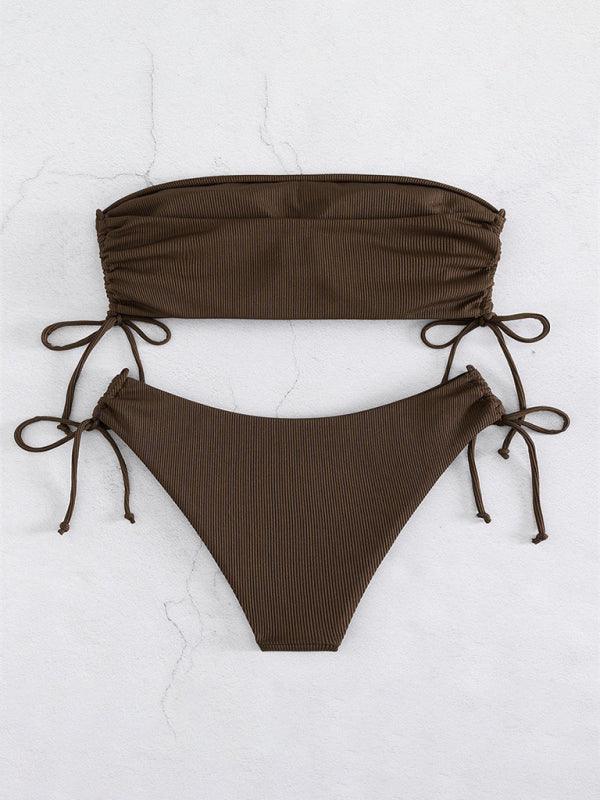 bandeau strap sexy bikini - 808Lush