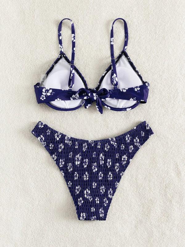 bikini underwire push-up sexy little flower swimsuit - 808Lush