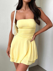 spring and summer tube top tight dress - 808Lush