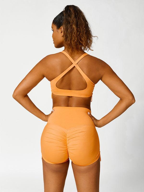 yoga wear breathable running tight shorts - 808Lush